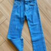 Calça Feminina Jeans Lavagem Clara com Detalhe Destroyed Fernanda Ramos Kids