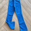 Calça Feminina Jeans Lavagem Clara Flare Fernanda Ramos Kids