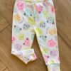 Calça Infantil Feminina em Suedine Estampa Bichinhos Off White Fernanda Ramos Kids