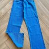 Calça Juvenil Feminina Jeans Claro Wide Leg Fernanda Ramos Kids