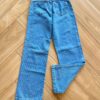 Calça Juvenil Feminina Jeans Claro Wide Leg Destroyed Fernanda Ramos Kids
