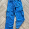 fernandaramoskids com br Calça Juvenil Feminina Jeans Wide Leg Cargo2