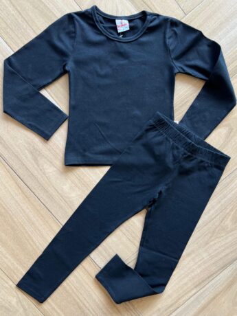 fernandaramoskids com br Calça Legging Feminina Infantil Preta1