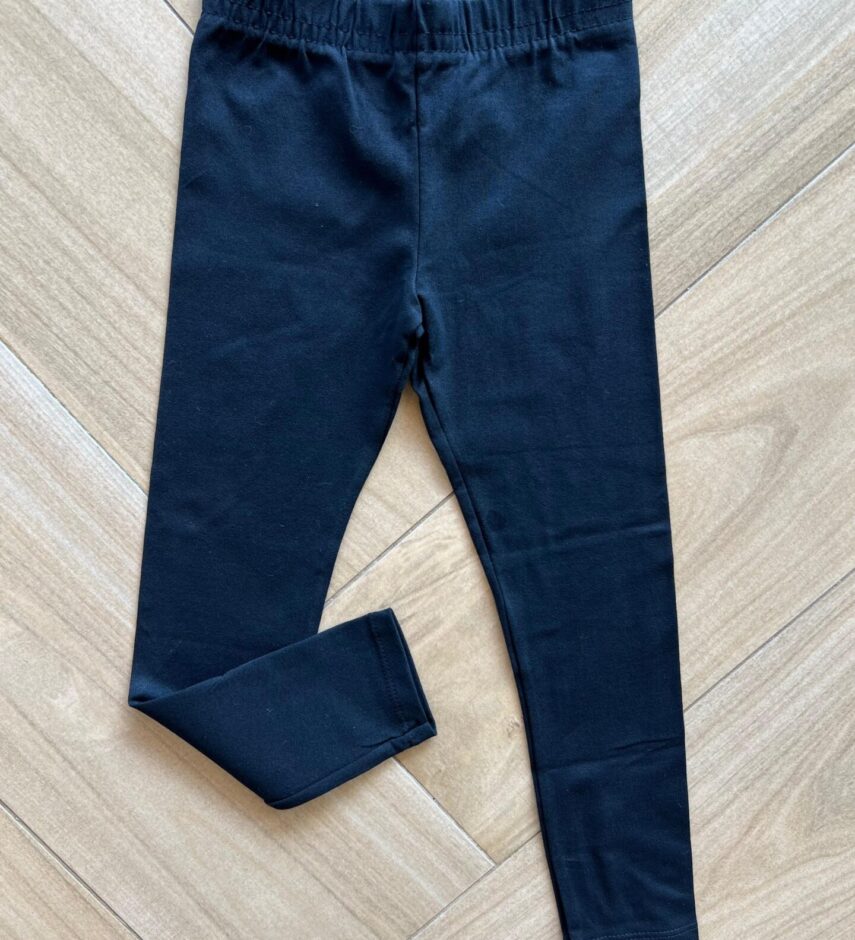 Calça Legging Feminina Infantil Preta Fernanda Ramos Kids