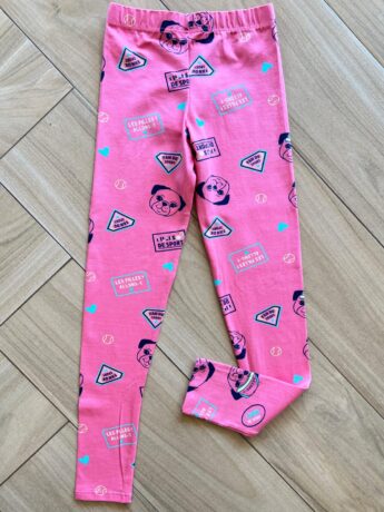 fernandaramoskids com br Calça Legging Infantil Feminina Estampa Fundo Cachorro 1