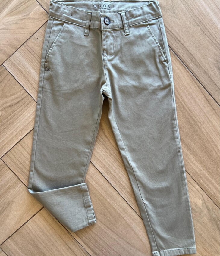 Calça Masculina Infantil Sarja Caqui Fernanda Ramos Kids