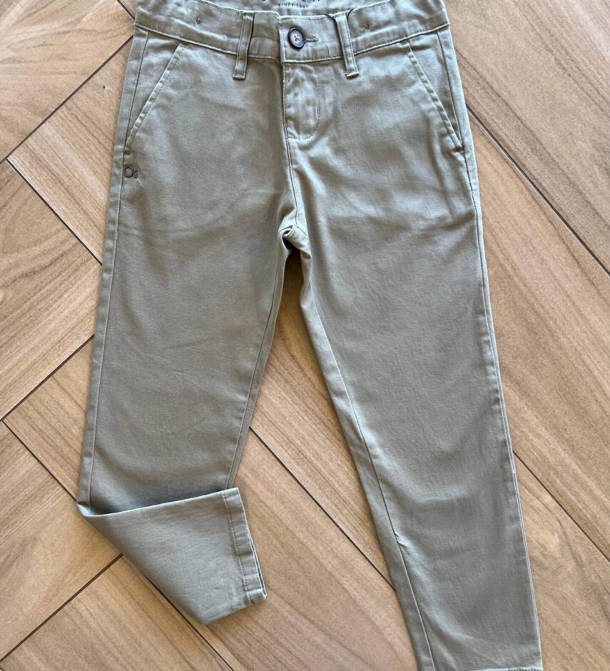 Calça Masculina Infantil Sarja Caqui Fernanda Ramos Kids