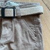 fernandaramoskids com br Calça Masculina Infantil Sarja com Cinto Caqui1