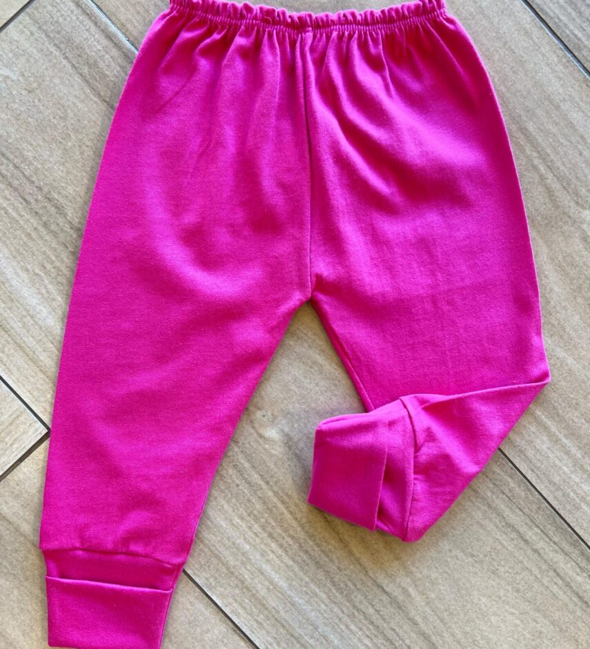 Calça Mijão Infantil Feminina Pink Fernanda Ramos Kids