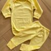 fernandaramoskids com br Calça Mijão Unissex Infantil Amarela1