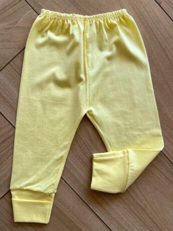 fernandaramoskids com br Calça Mijão Unissex Infantil Amarela2