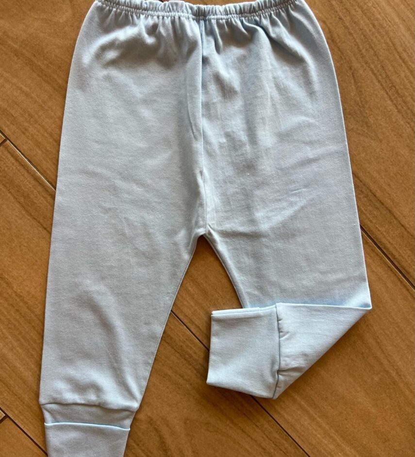 Calça Mijão Unissex Infantil Azul Bebê Fernanda Ramos Kids