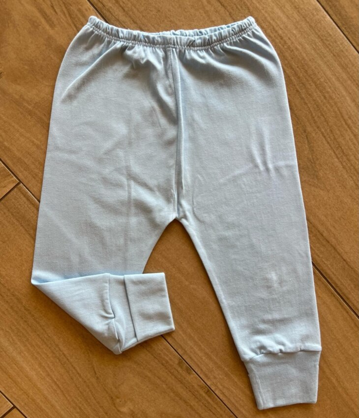 Calça Mijão Unissex Infantil Azul Bebê Fernanda Ramos Kids