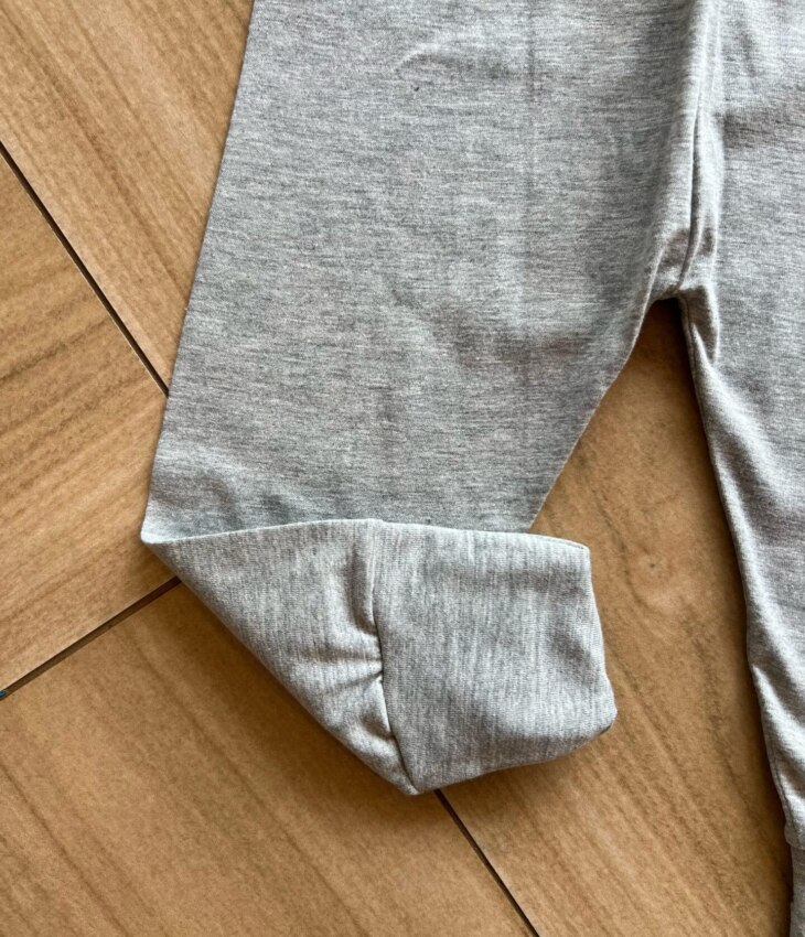 fernandaramoskids com br Calça Mijão Unissex Infantil Mesclado Cinza1