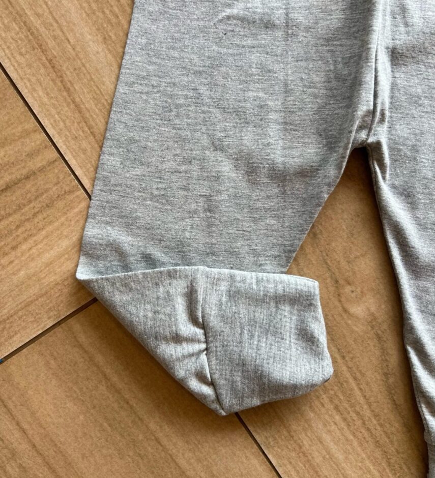 fernandaramoskids com br Calça Mijão Unissex Infantil Mesclado Cinza1