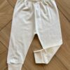 fernandaramoskids com br Calça Mijão Unissex Infantil Off White2