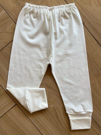 Calça Mijão Unissex Infantil Off White Fernanda Ramos Kids