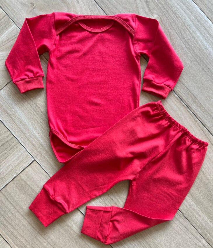 fernandaramoskids com br Calça Mijão Unissex Infantil Vermelha1
