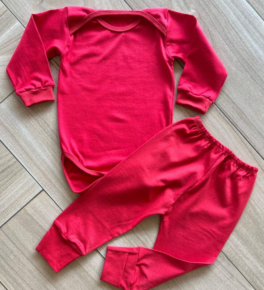 fernandaramoskids com br Calça Mijão Unissex Infantil Vermelha1