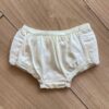 Calcinha Infantil Feminina Detalhe em Laise Amarela Fernanda Ramos Kids
