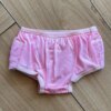 Calcinha Infantil Feminina Detalhe em Laise e Laço Rosa Fernanda Ramos Kids