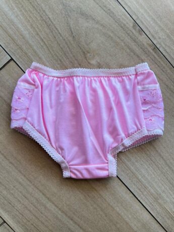 Calcinha Infantil Feminina Detalhe em Laise Rosa Fernanda Ramos Kids