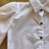 fernandaramoskids com br Camisa Infantil Feminina Manga Longa Detalhe no Punho Branca1