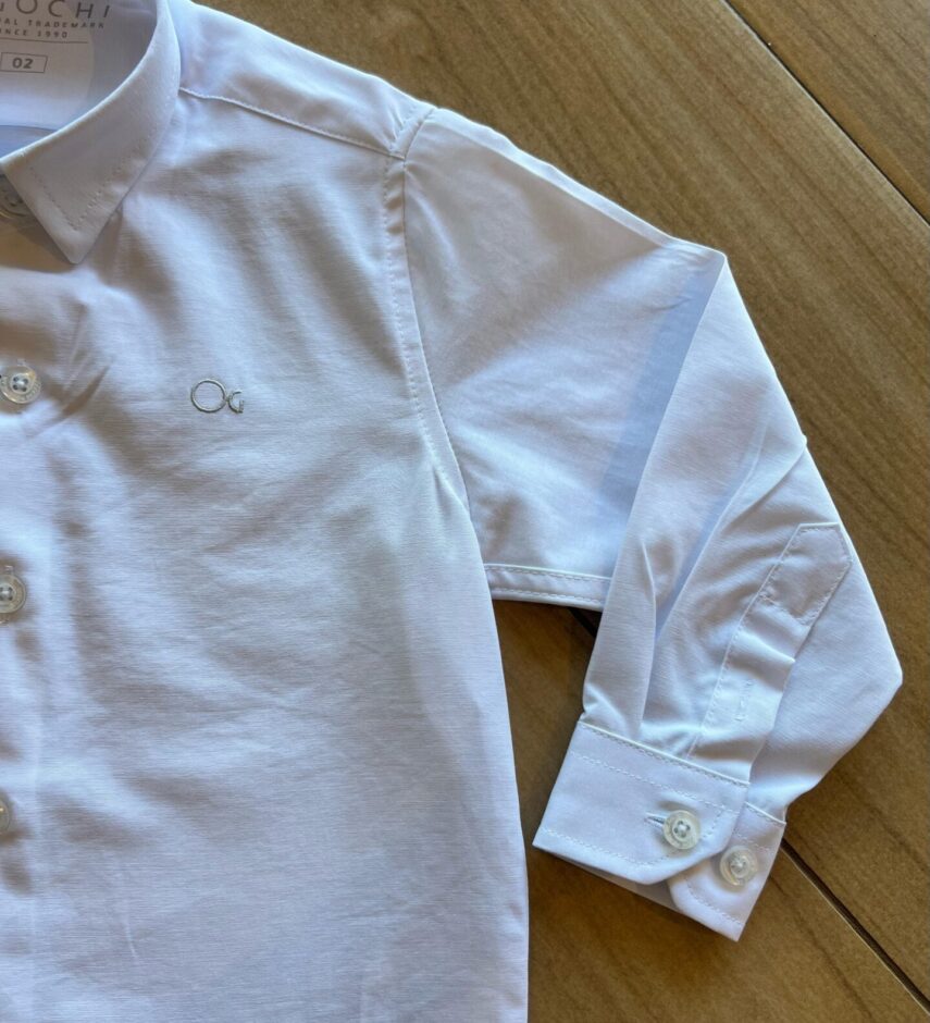 fernandaramoskids com br Camisa Infantil Masculina Manga Longa Essencial Branca1