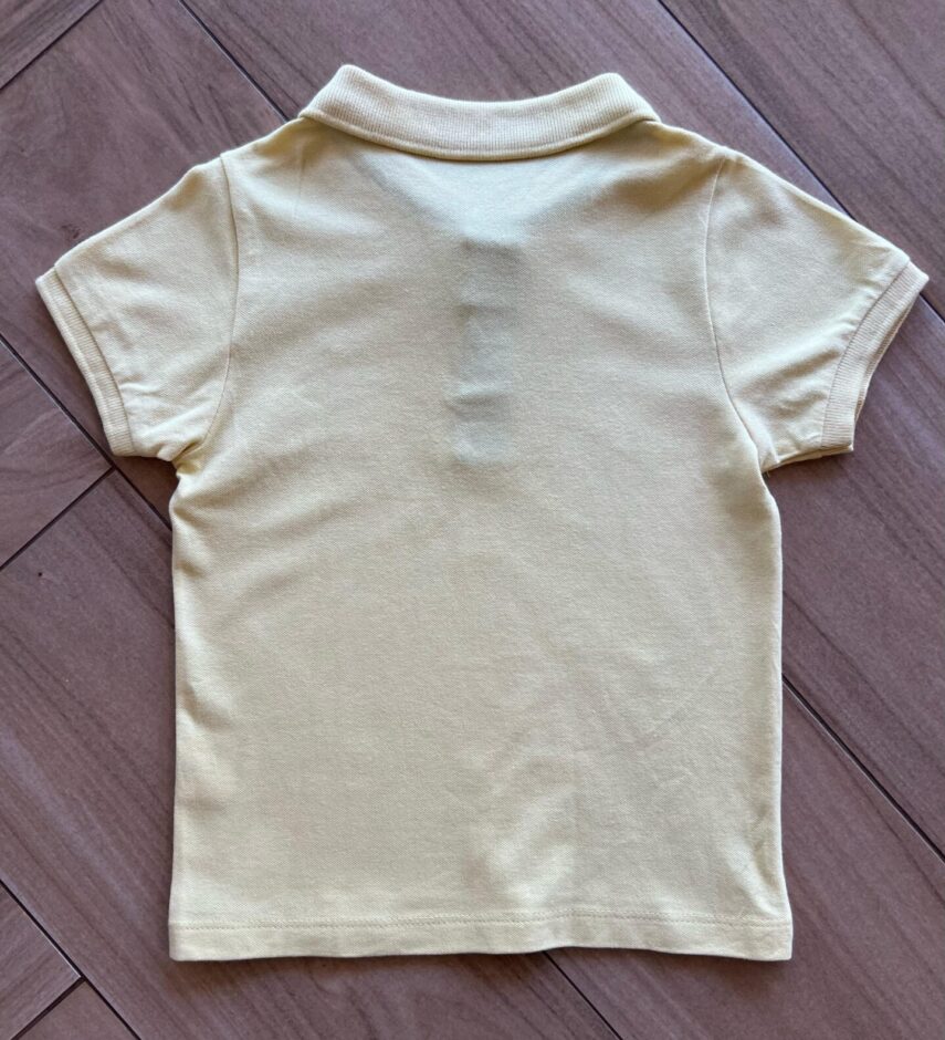 fernandaramoskids com br Camisa Infantil Masculina Polo Básica Amarela2