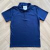 Camisa Infantil Masculina Polo Básica Manga Curta Azul Marinho Fernanda Ramos Kids