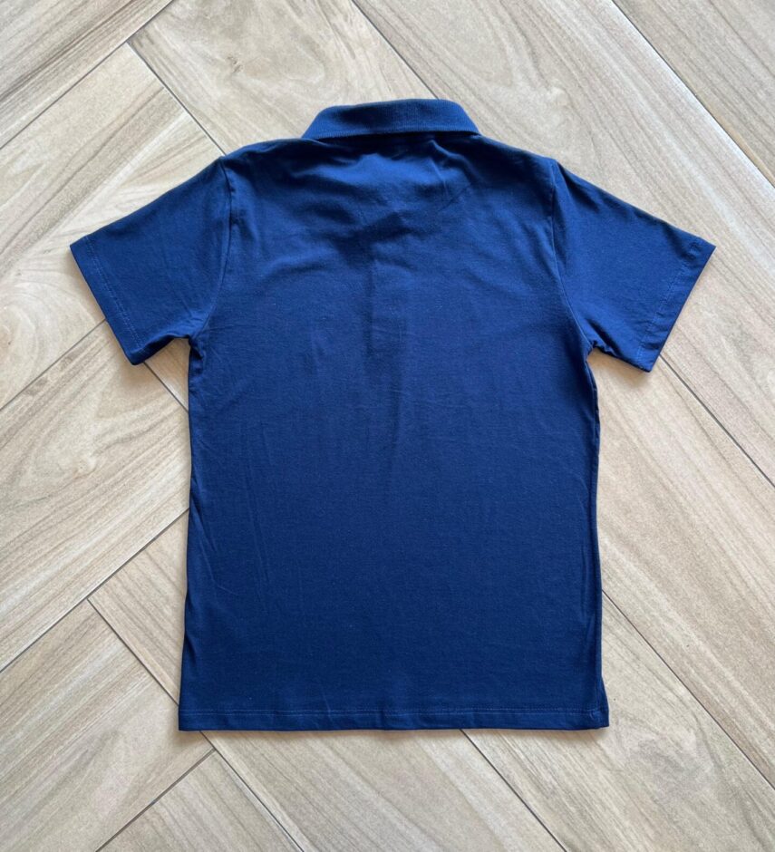 fernandaramoskids com br Camisa Infantil Masculina Polo Básica Manga Curta Azul Marinho2