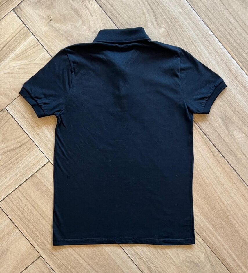 fernandaramoskids com br Camisa Infantil Masculina Polo Básica Manga Curta Preta2