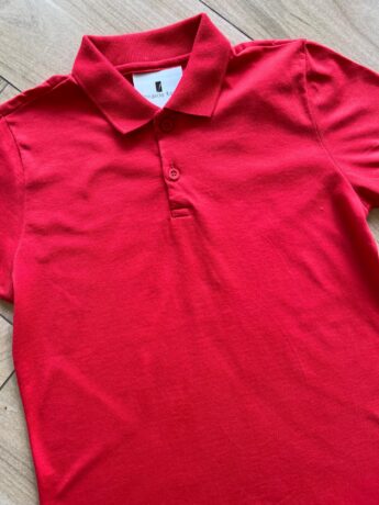 fernandaramoskids com br Camisa Infantil Masculina Polo Básica Manga Curta Vermelha1