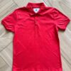 Camisa Infantil Masculina Polo Básica Manga Curta Vermelha Fernanda Ramos Kids