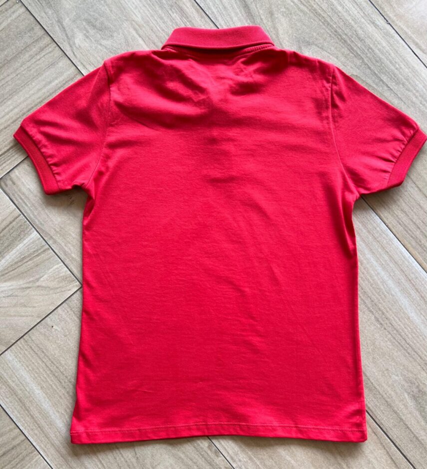 fernandaramoskids com br Camisa Infantil Masculina Polo Básica Manga Curta Vermelha2