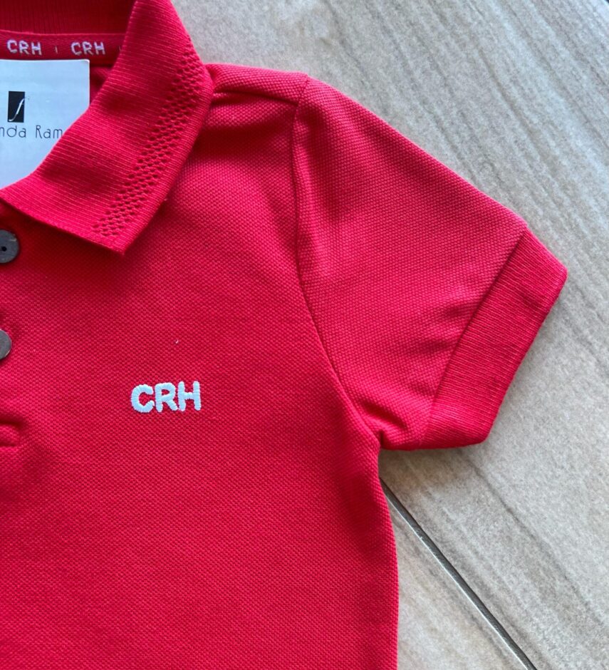 fernandaramoskids com br Camisa Infantil Masculina Polo Básica Vermelha1