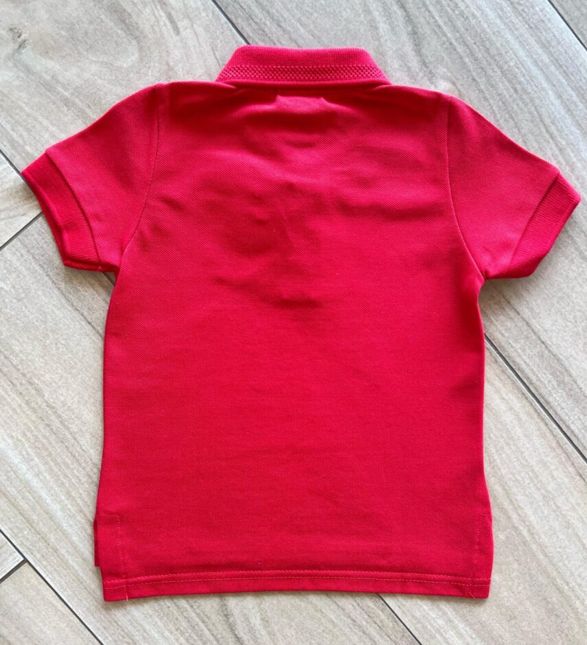 fernandaramoskids com br Camisa Infantil Masculina Polo Básica Vermelha2