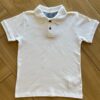 Camisa Infantil Masculina Polo Branca Fernanda Ramos Kids