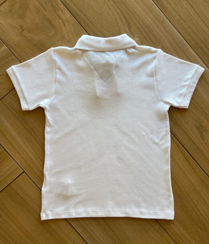 fernandaramoskids com br Camisa Infantil Masculina Polo Branca 2