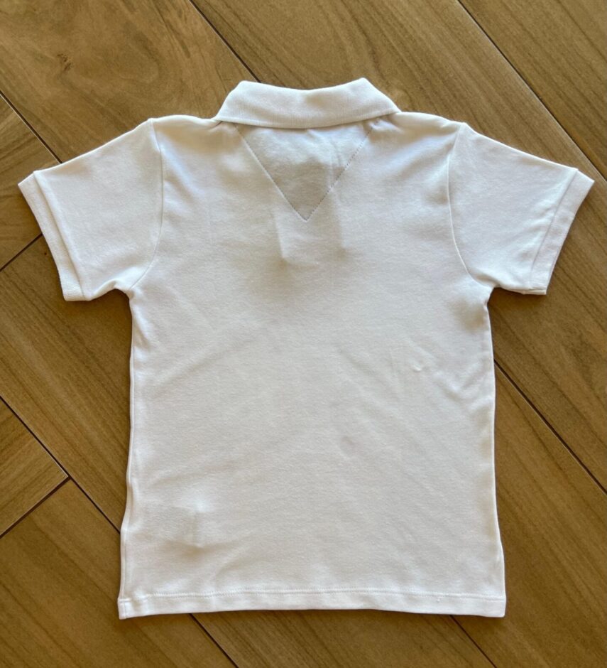 fernandaramoskids com br Camisa Infantil Masculina Polo Branca 2
