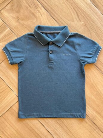 Camisa Infantil Masculina Polo Casual Slim Verde Fernanda Ramos Kids