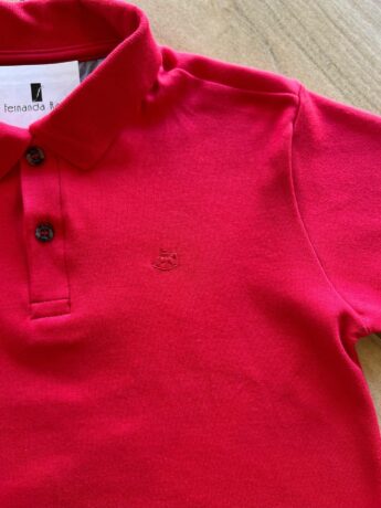 fernandaramoskids com br Camisa Infantil Masculina Polo Vermelha 1