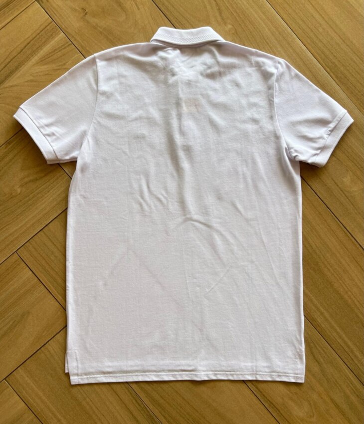 Camisa Polo Infantil Masculina Detalhe na Gola Branca Fernanda Ramos Kids