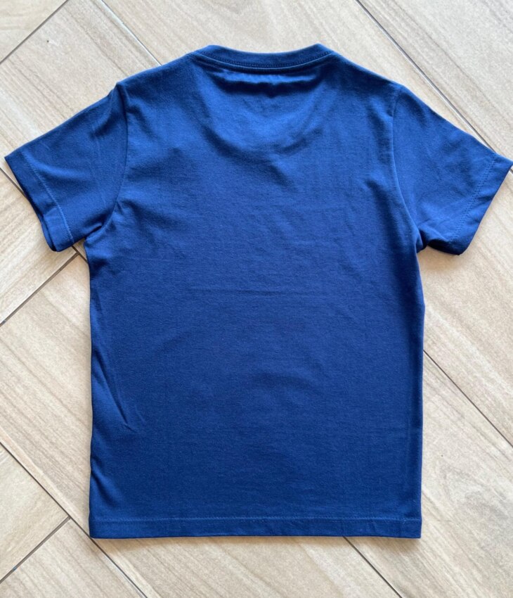 Camiseta Infantil Masculina Azul Escuro Fernanda Ramos Kids