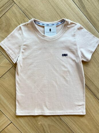 Camiseta Infantil Masculina Básica Bege Fernanda Ramos Kids