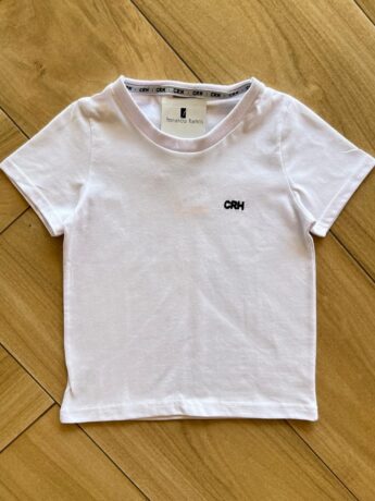 Camiseta Infantil Masculina Básica Branco Fernanda Ramos Kids