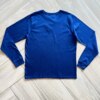 Camiseta Infantil Masculina Básica Manga Longa Azul Escuro Fernanda Ramos Kids