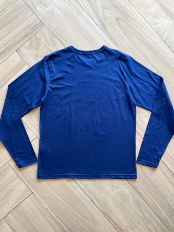 Camiseta Infantil Masculina Básica Manga Longa Gamer Azul Fernanda Ramos Kids