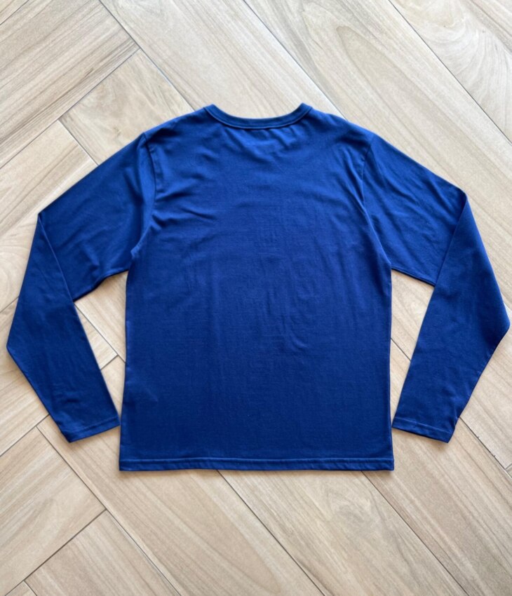 Camiseta Infantil Masculina Básica Manga Longa Gamer Azul Fernanda Ramos Kids