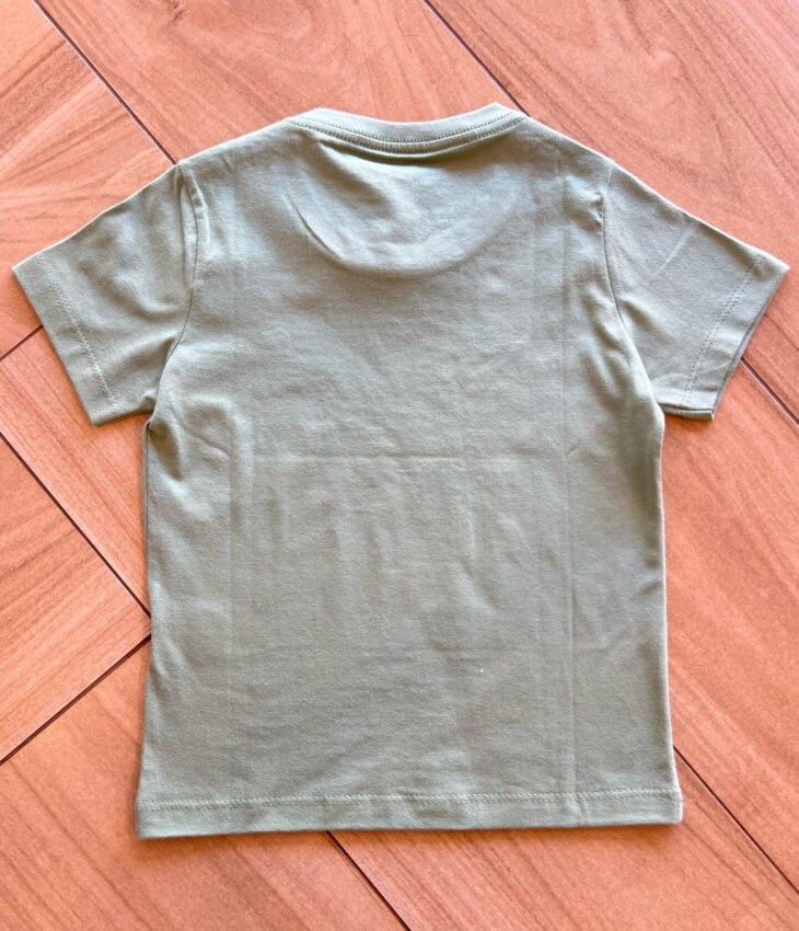 Camiseta Infantil Masculina Essencial Verde Fernanda Ramos Kids